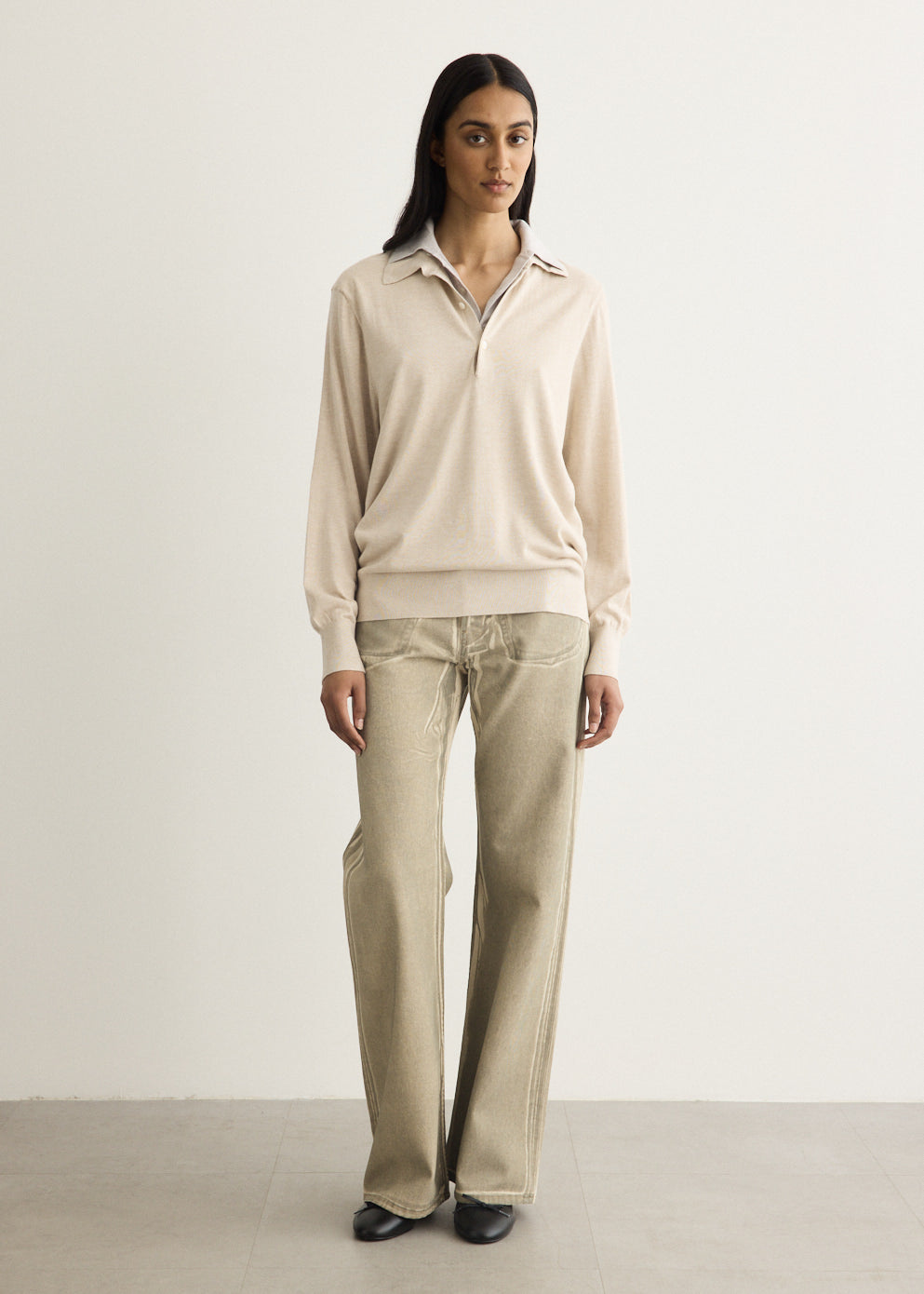Koyat Layered Silk Wool Knit