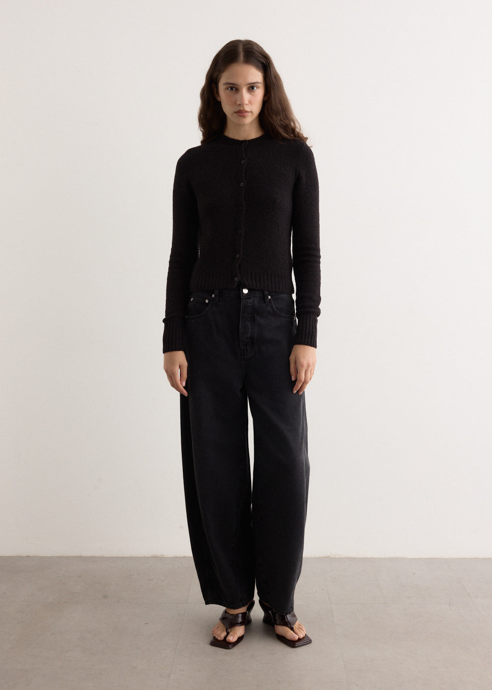 Boucle Wool Cardigan