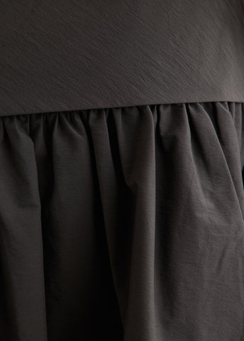 Circle Hem Gathered Skirt