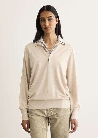 Koyat Layered Silk Wool Knit