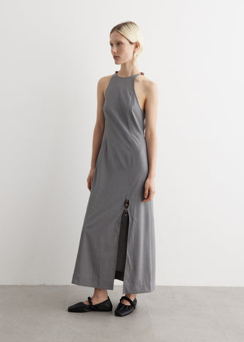 Drapey Melange Maxi Dress