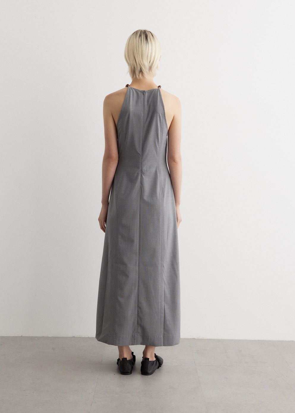 Drapey Melange Maxi Dress