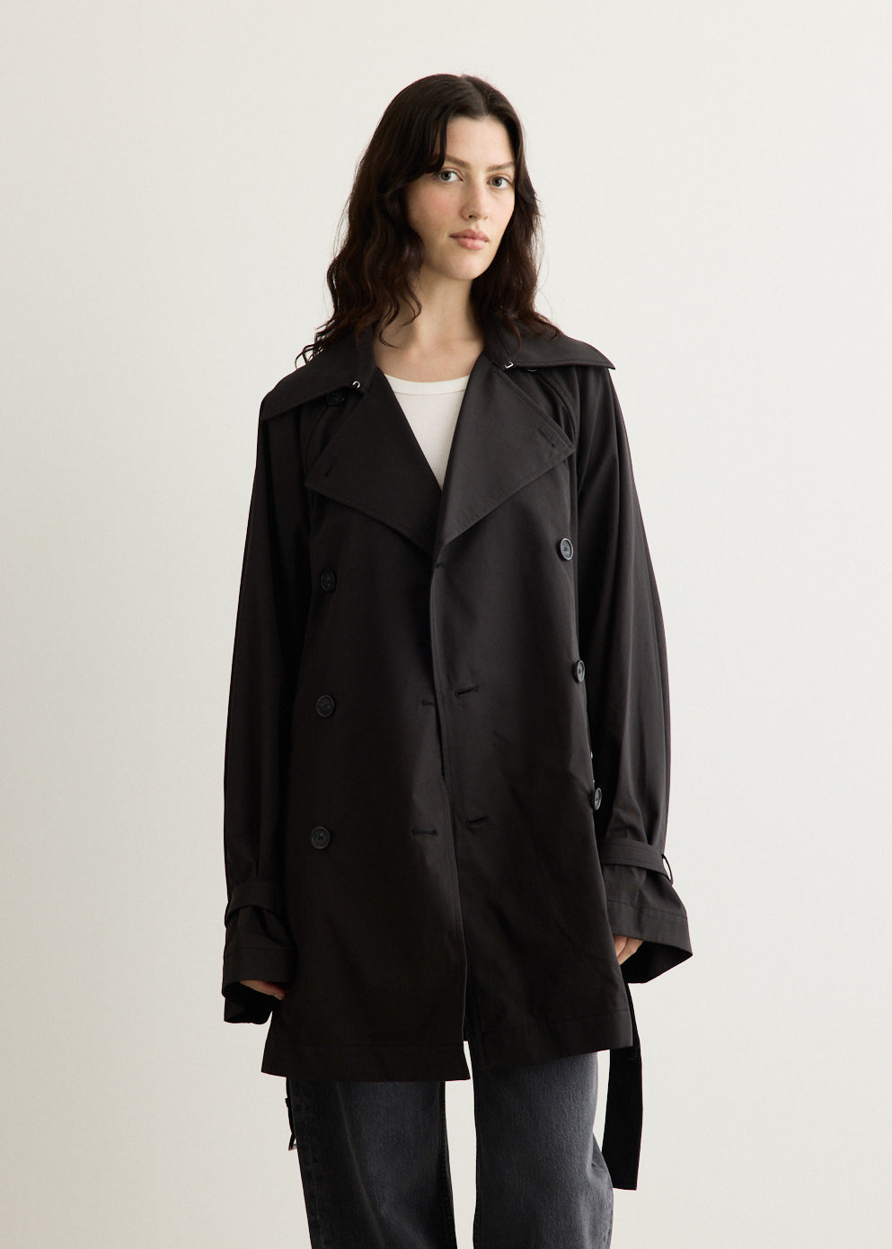 Washed Cotton Trench