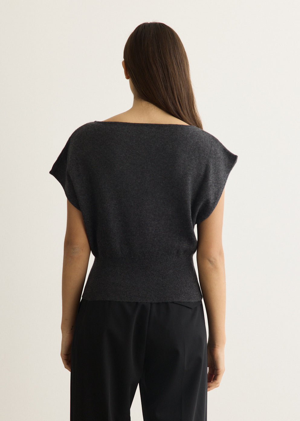 Cashmere Asymm Top