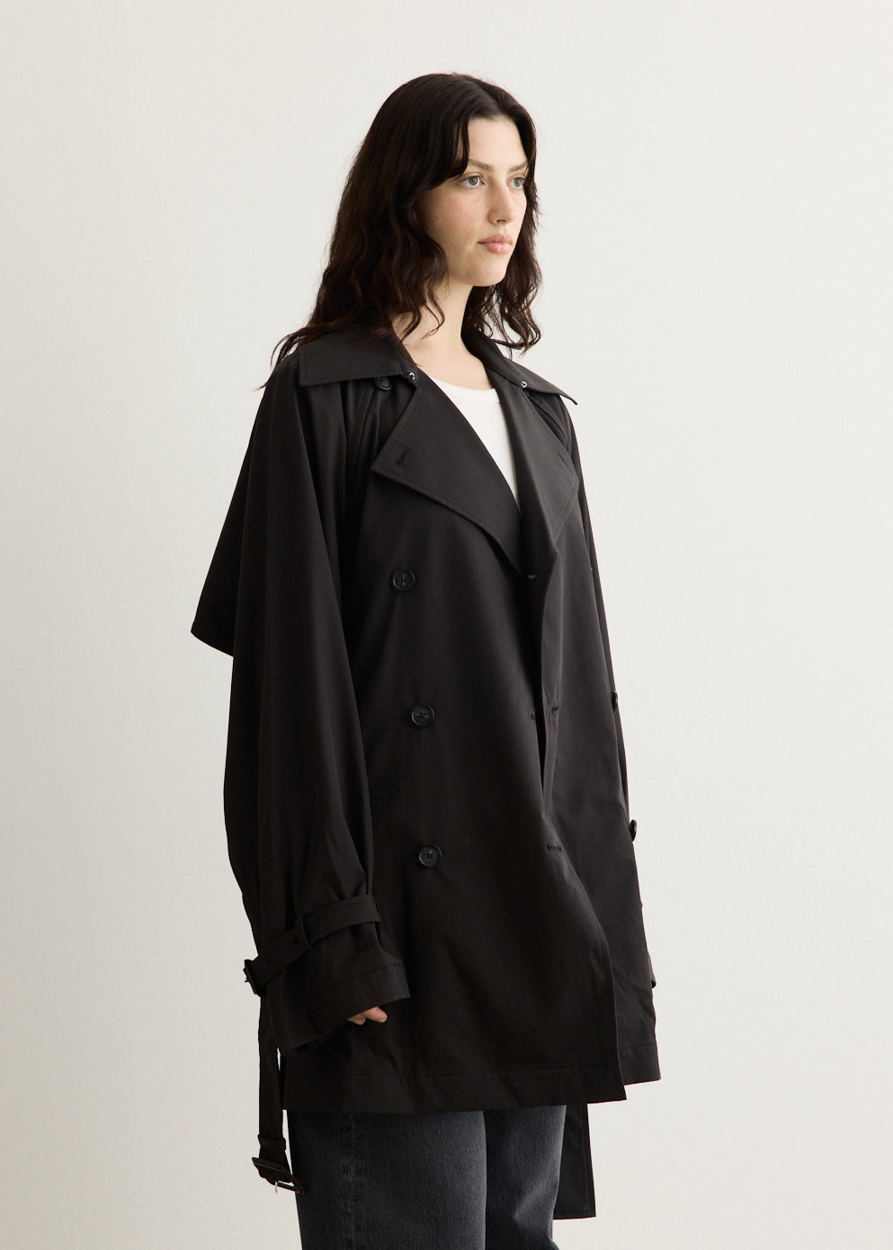 Washed Cotton Trench