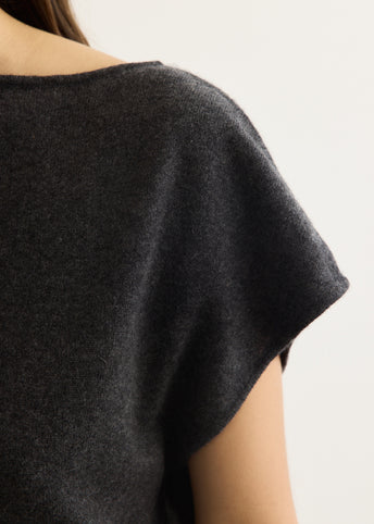 Cashmere Asymm Top