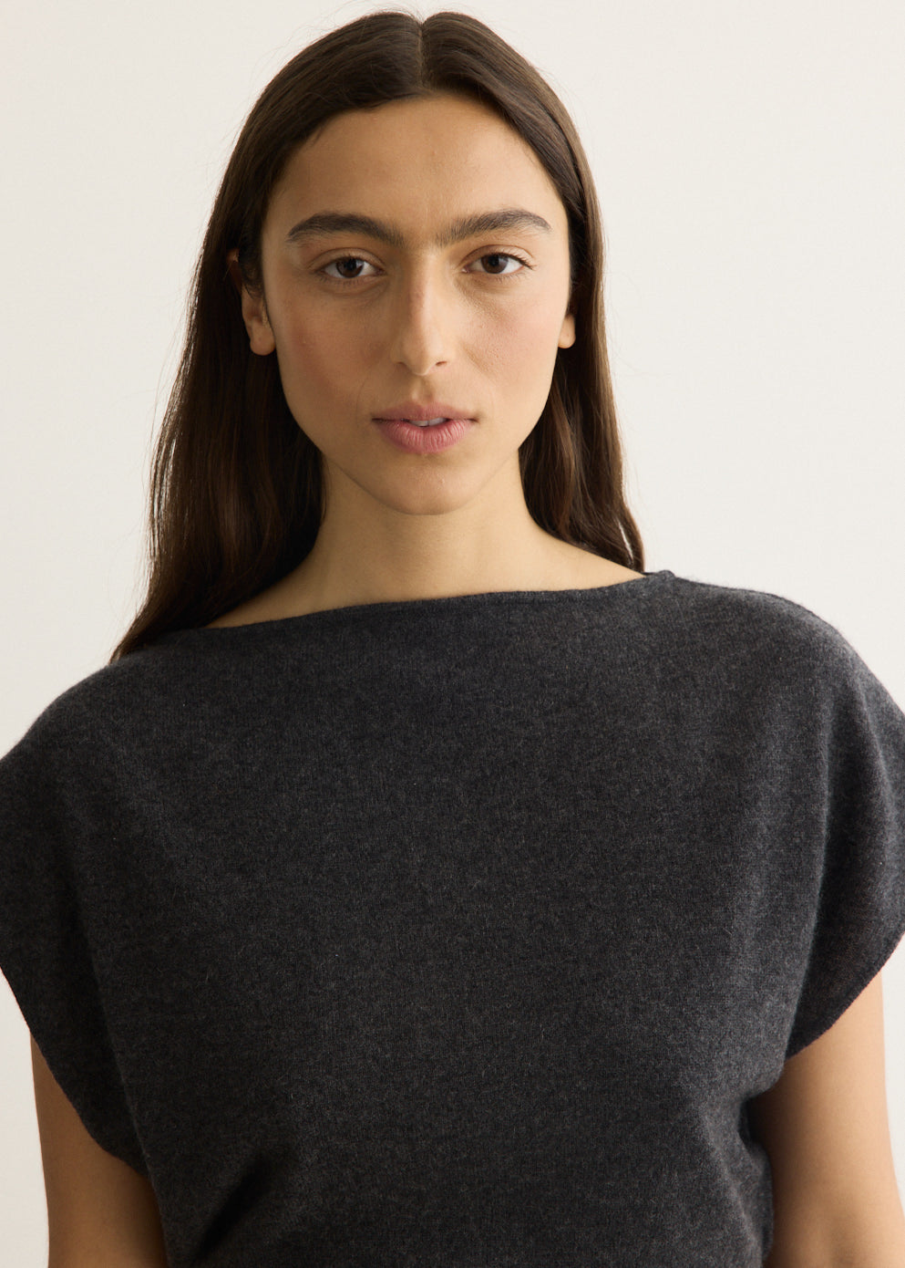 Cashmere Asymm Top