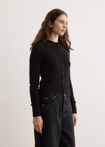 Boucle Wool Cardigan