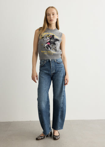 Graphic Wool Vest
