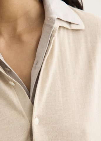 Koyat Layered Silk Wool Knit