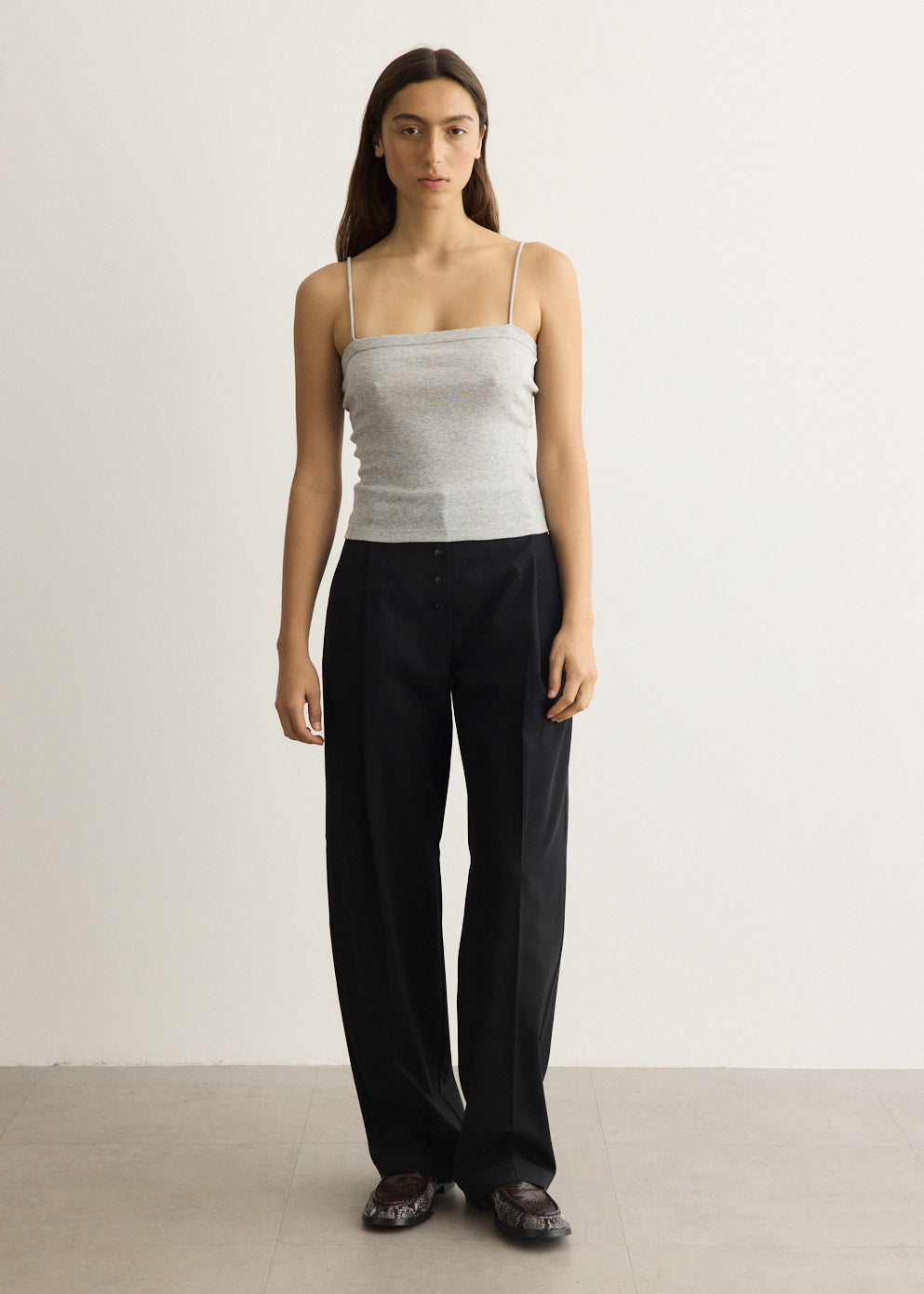 Organic Cotton Square Neck Cami Top