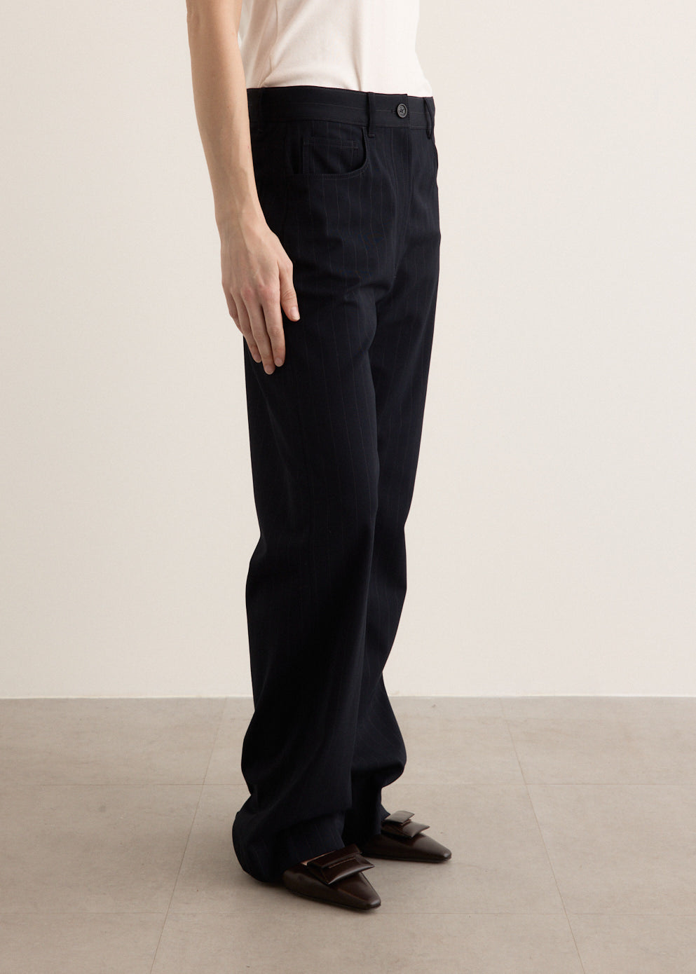 Pinstripe Trousers