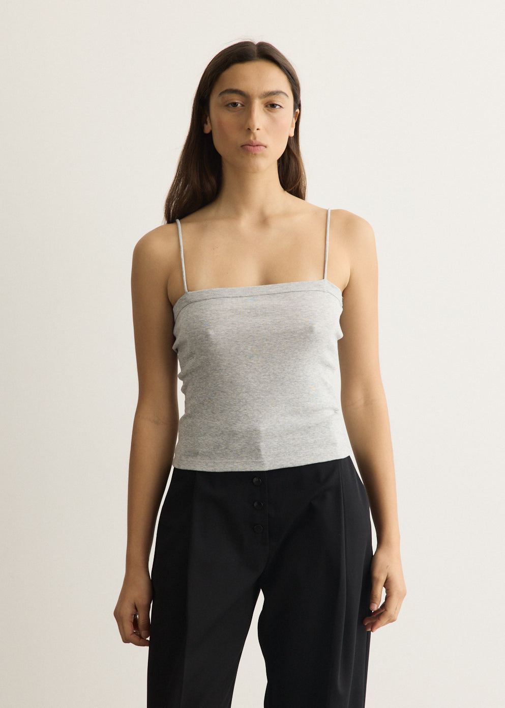 Organic Cotton Square Neck Cami Top