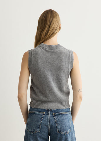 Graphic Wool Vest