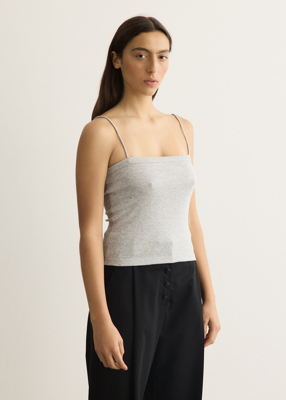 Organic Cotton Square Neck Cami Top