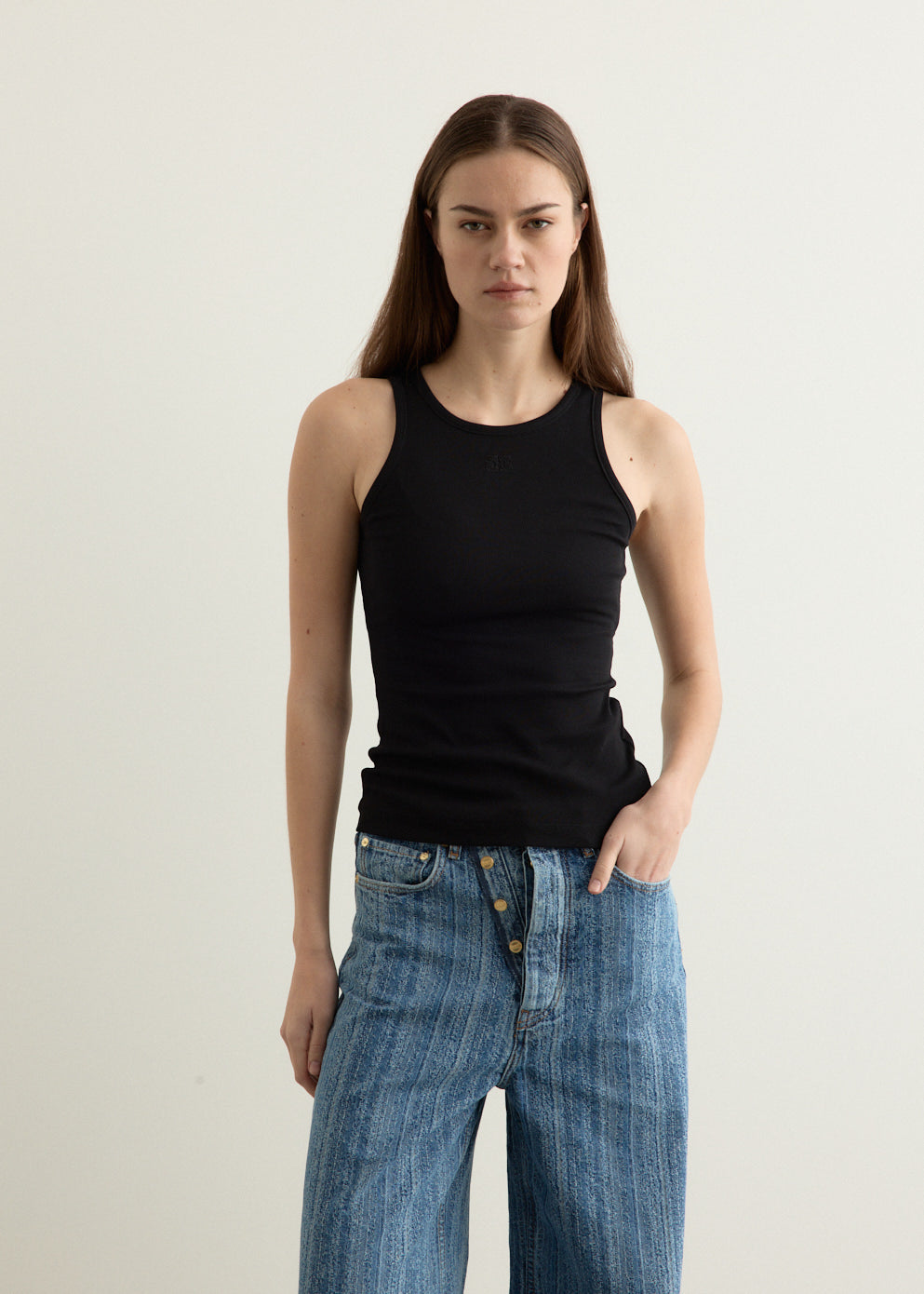 Soft Cotton Rib Tank Top