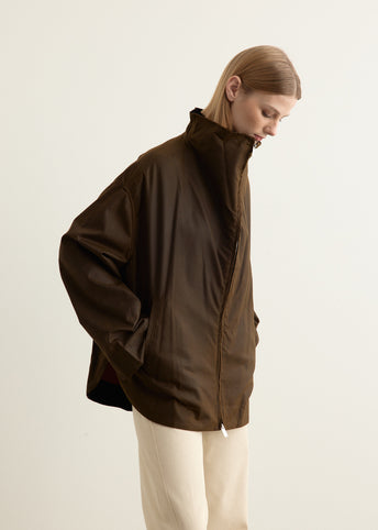 Zipped Funnel Jacket