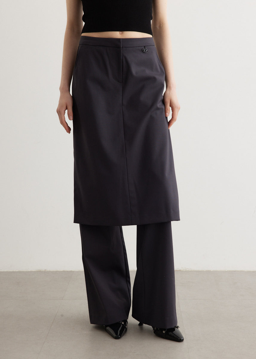 ◆2000Archives◆ DEPP SKIRT PANTS NAVYGREY 2A25D1PT02GYOS womens-incu-127_b752d266-3f19-