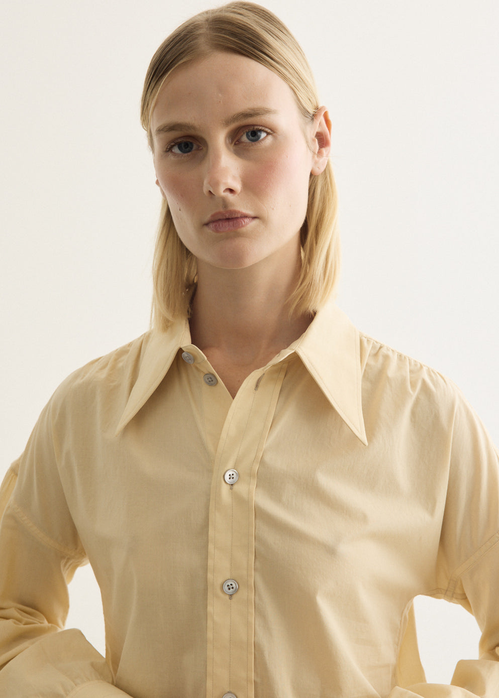 Soft Pointed Collar Shirt