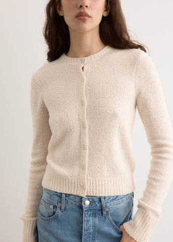 Boucle Wool Cardigan