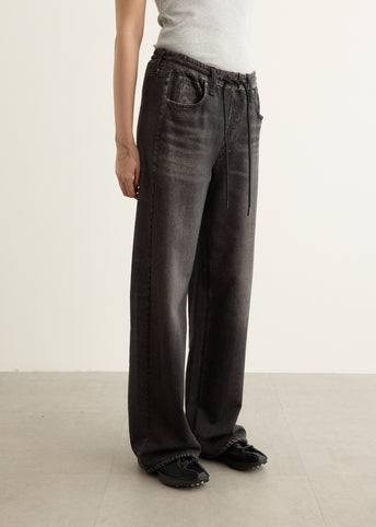 Miramar Terry Drawcord Wide Leg Pants