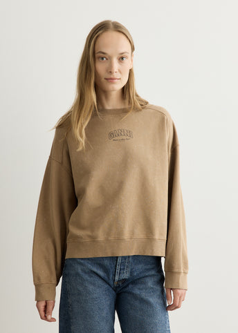 Essential Isoli Washed Effect Crewneck Sweatshirt