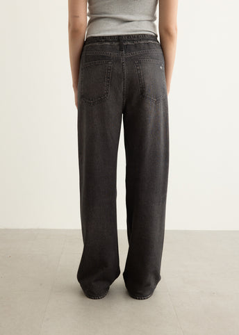 Miramar Terry Drawcord Wide Leg Pants