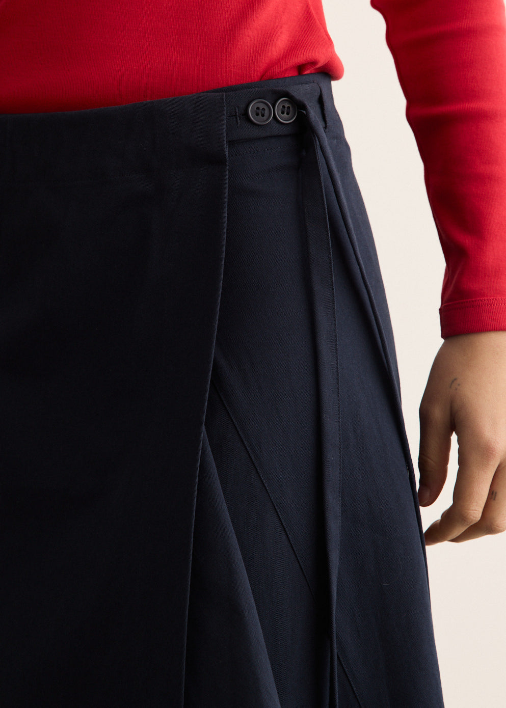 Kerchief Wrap Skirt