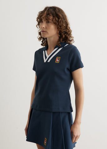 x YOON Short Sleeve Polo Top