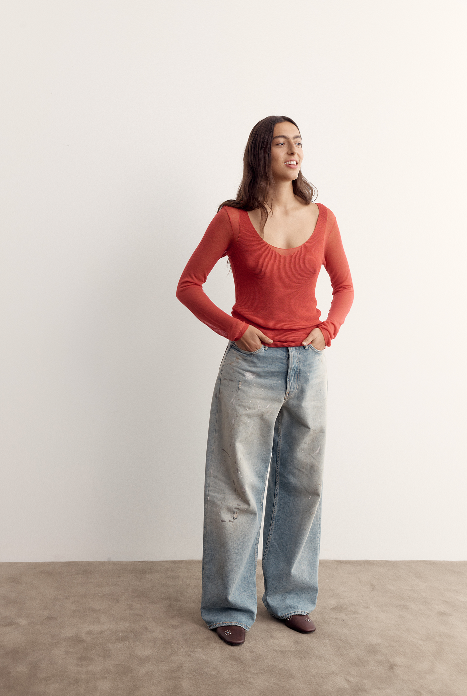 【関税込み】Paloma Wool レッド Litam トップス LITAM-Rojo – Paloma Wool