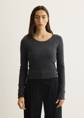 Fine Merino Wool Long Sleeve Top
