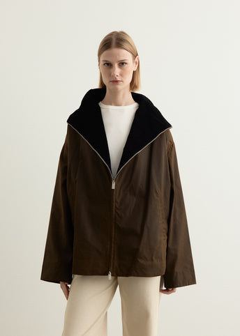Zipped Funnel Jacket