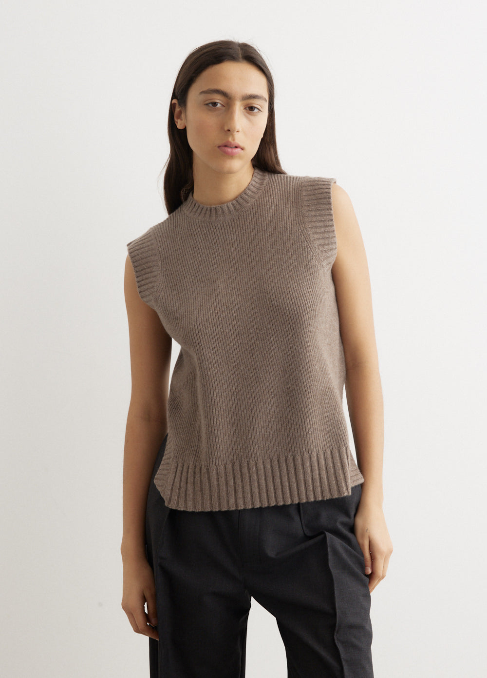 Christopher Esber - Cashmere Cutaway Vest - Vest,Specials : American Fashion Style Bags On Sale Christopher Esber - Cashmere Cutaway Vest - Vest,Specials : American Fashion Style Bags On Sale