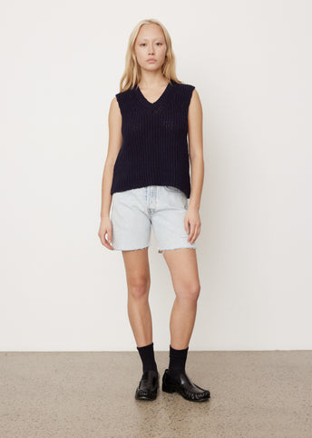 Maya High-Rise Midi Shorts