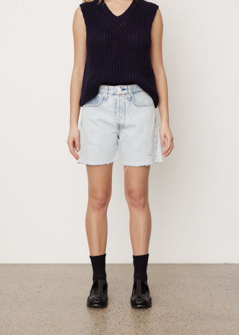 Maya High-Rise Midi Shorts
