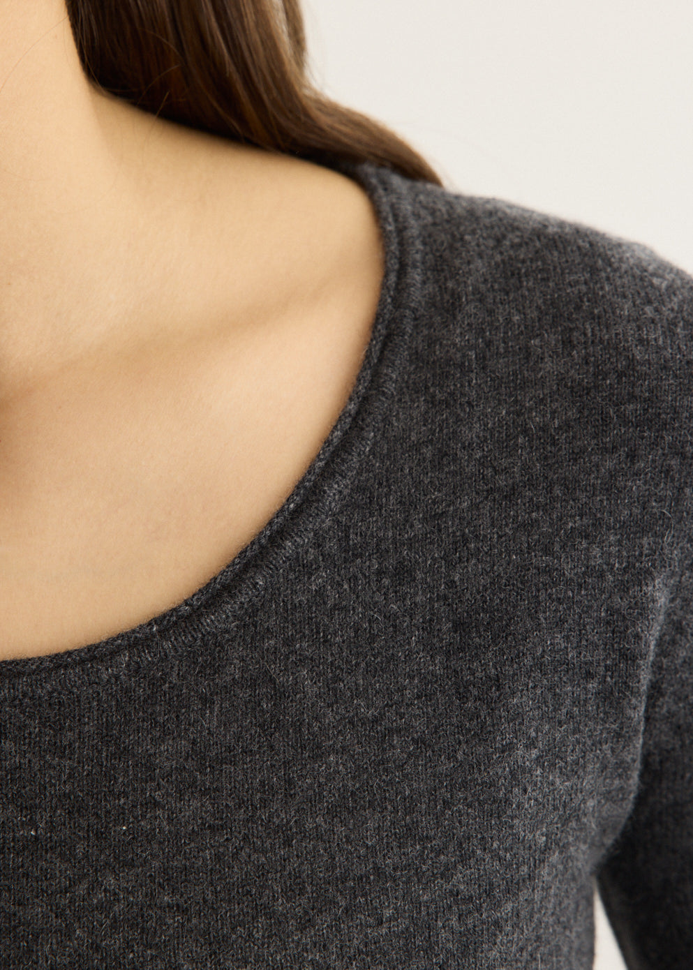 Fine Merino Wool Long Sleeve Top