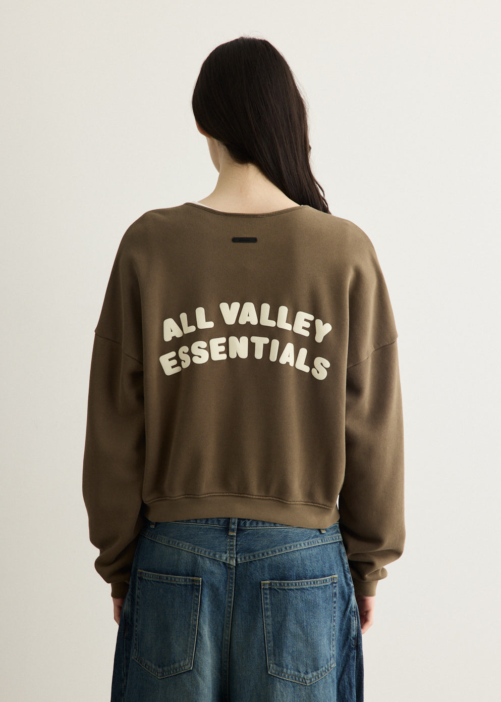 Relaxed Half Zip Sweatshirt