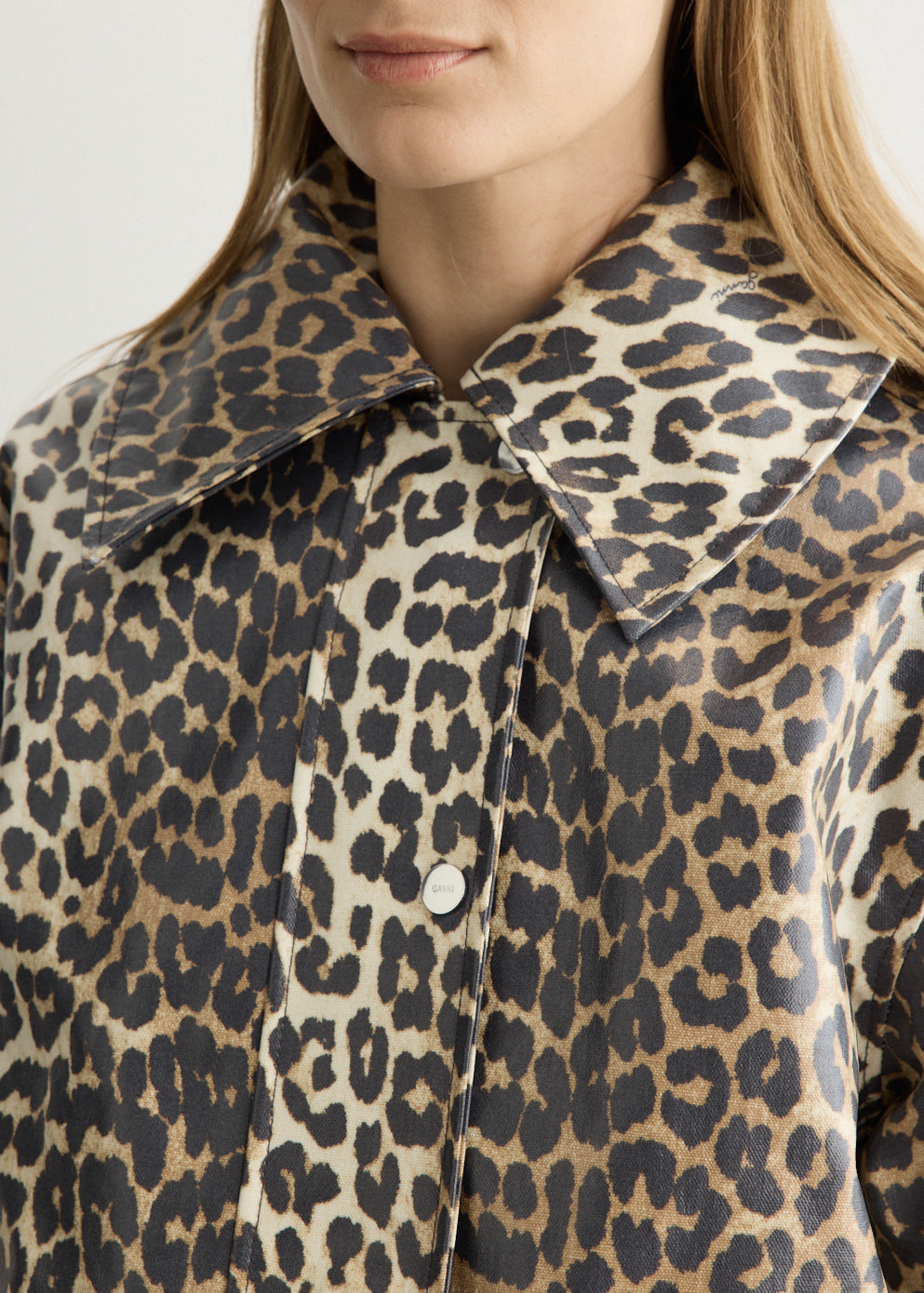 Laminated Cotton Canvas Jacket