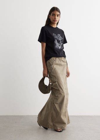 Toile De Jouy Print Logo Boxy T-Shirt