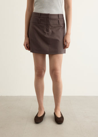 Roam Tailored Mini Skirt