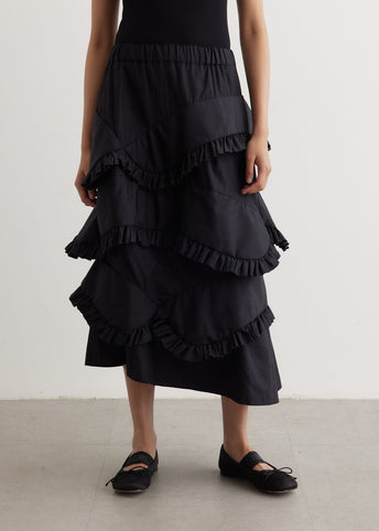 Padded Cotton Skirt