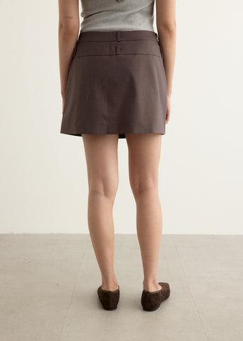 Roam Tailored Mini Skirt