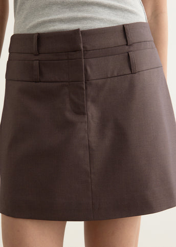 Roam Tailored Mini Skirt