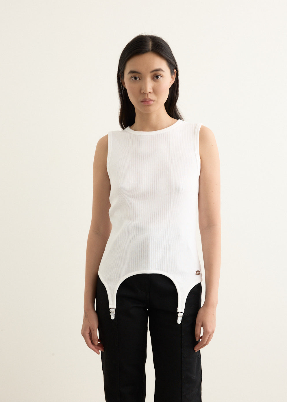 Cotton Garter Tank Top