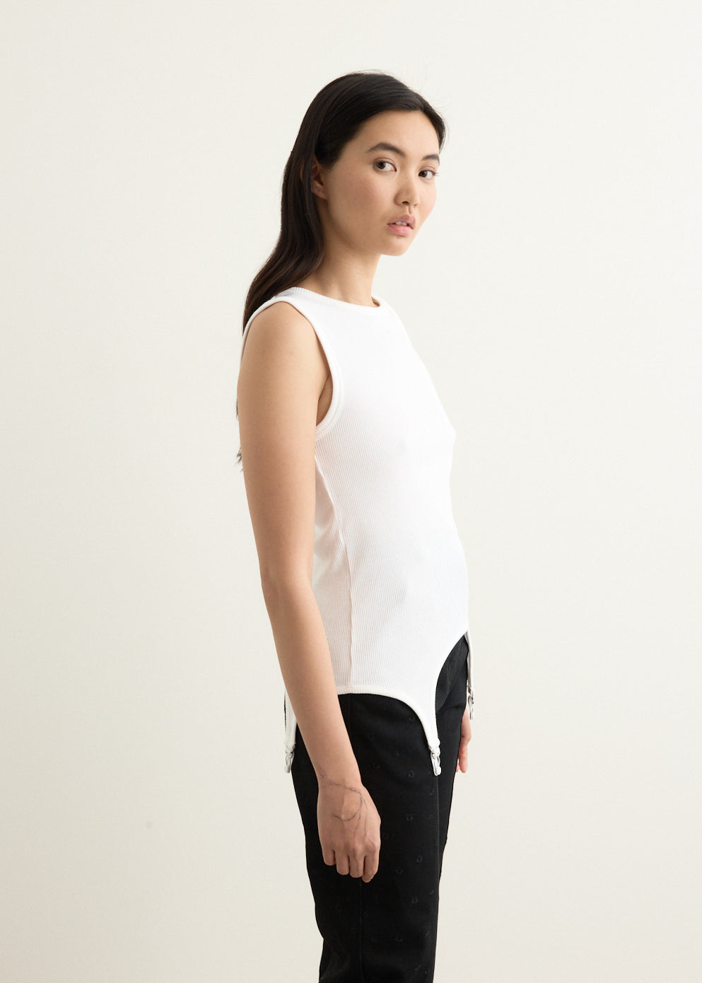 Cotton Garter Tank Top