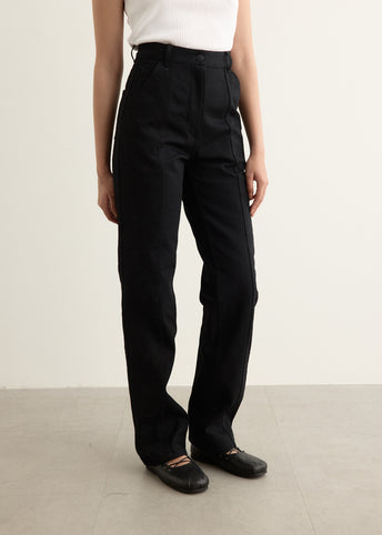 Bliss Embroidered Denim Trousers