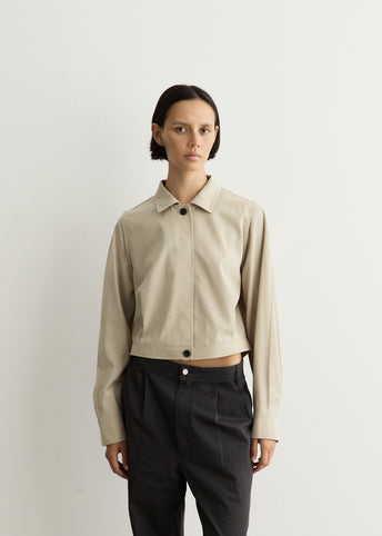 Pinched Shirt Jacket