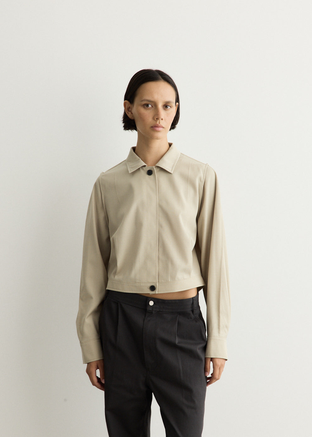 Pinched Shirt Jacket