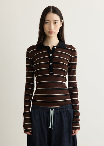 Mini Ribbed Merino Polo