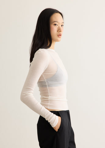 Superfine Merino Wool Long Sleeve Top